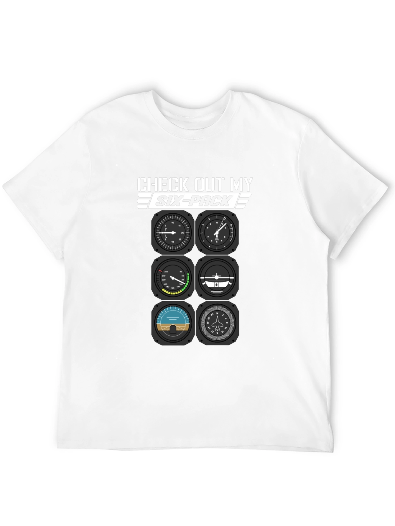 Pilot Six-Pack T-Shirt - Aviation Humor
