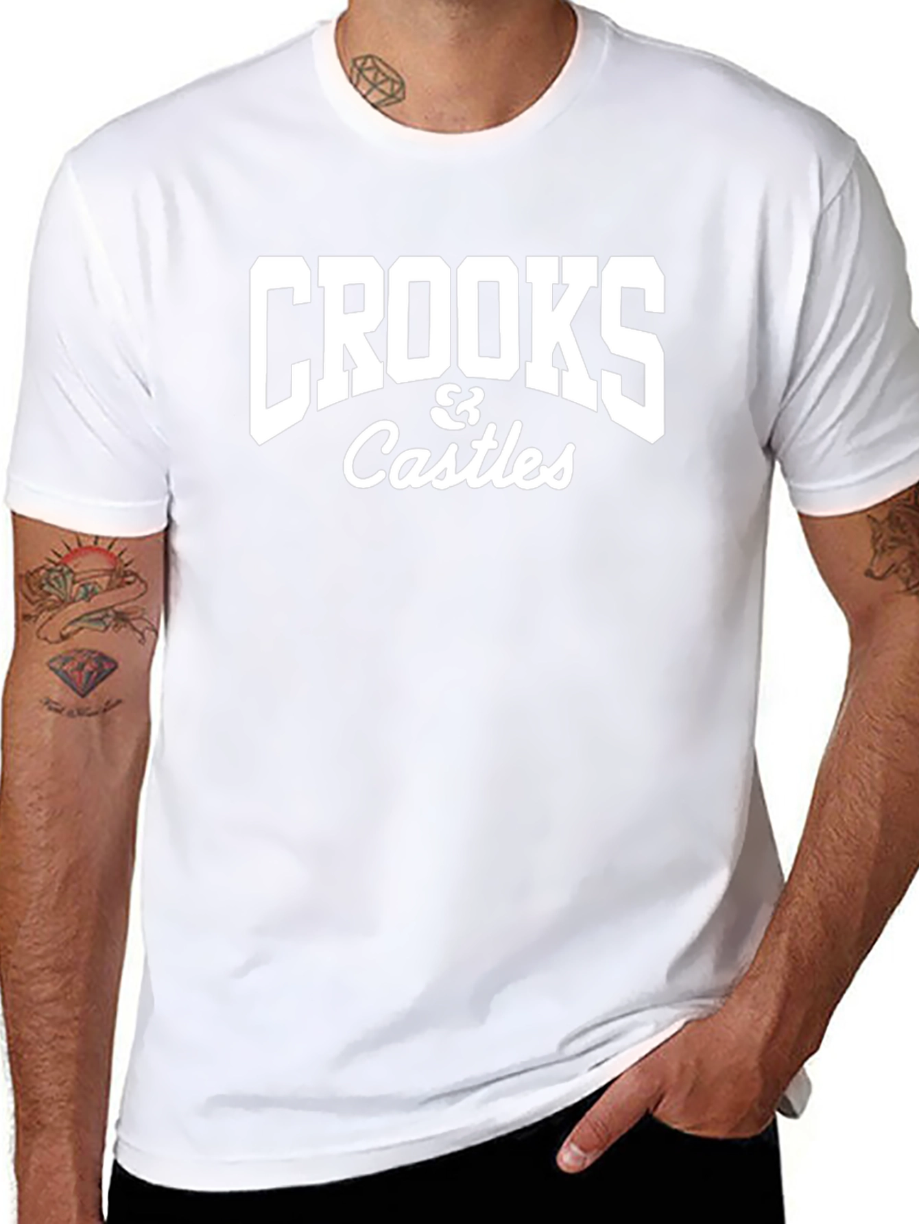 Crooks & Castles Graphic T-Shirt - Black