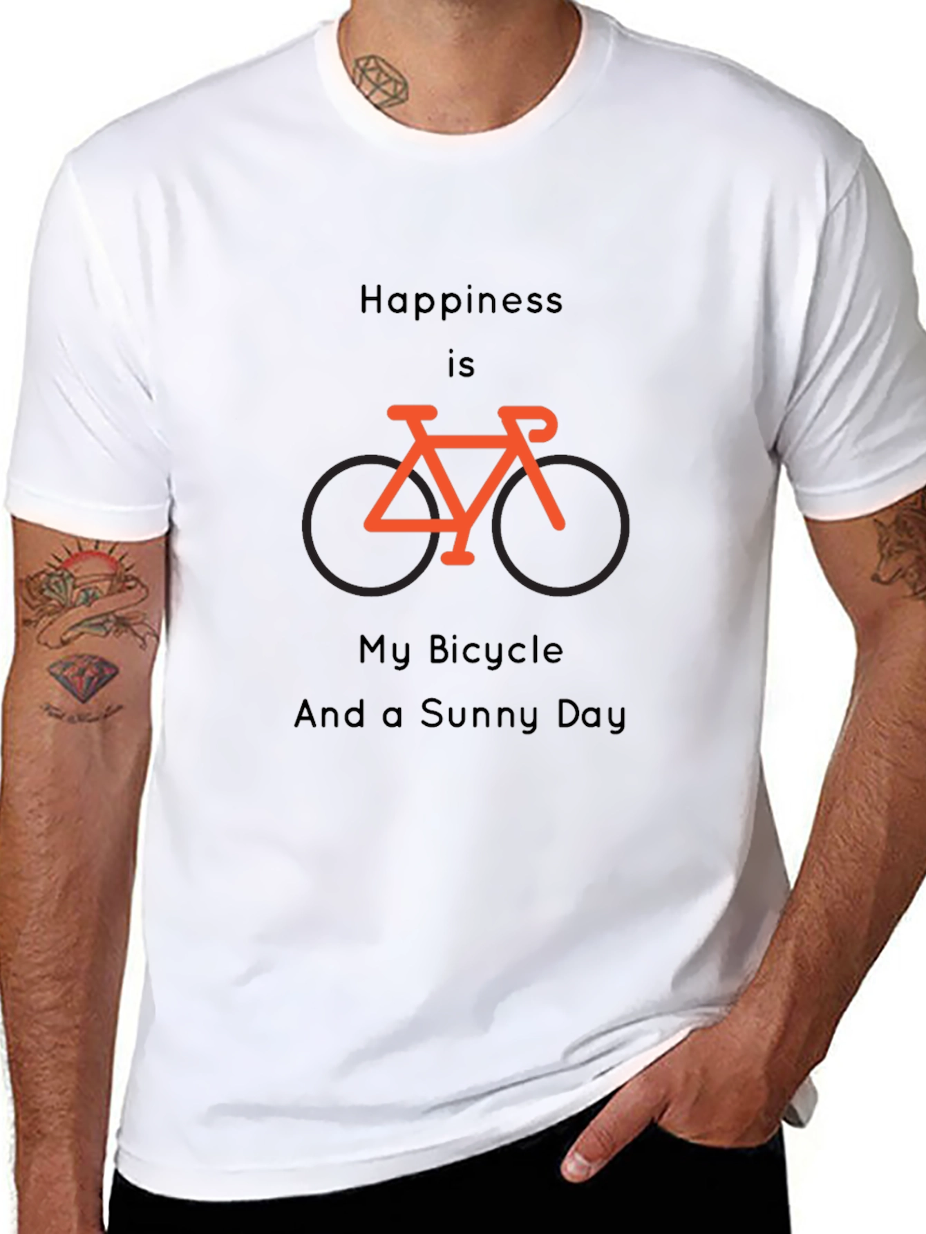 Happiness Bicycle T-Shirt - Sunny Day Ride