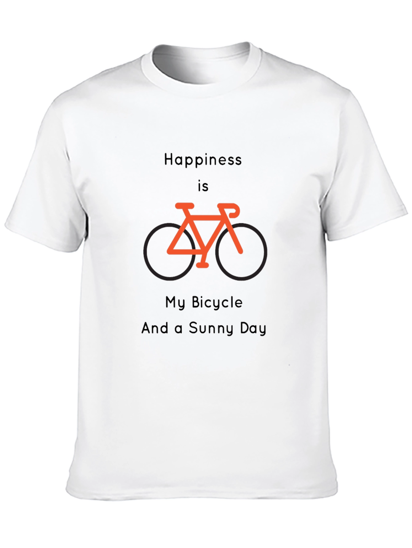 Happiness Bicycle T-Shirt - Sunny Day Ride