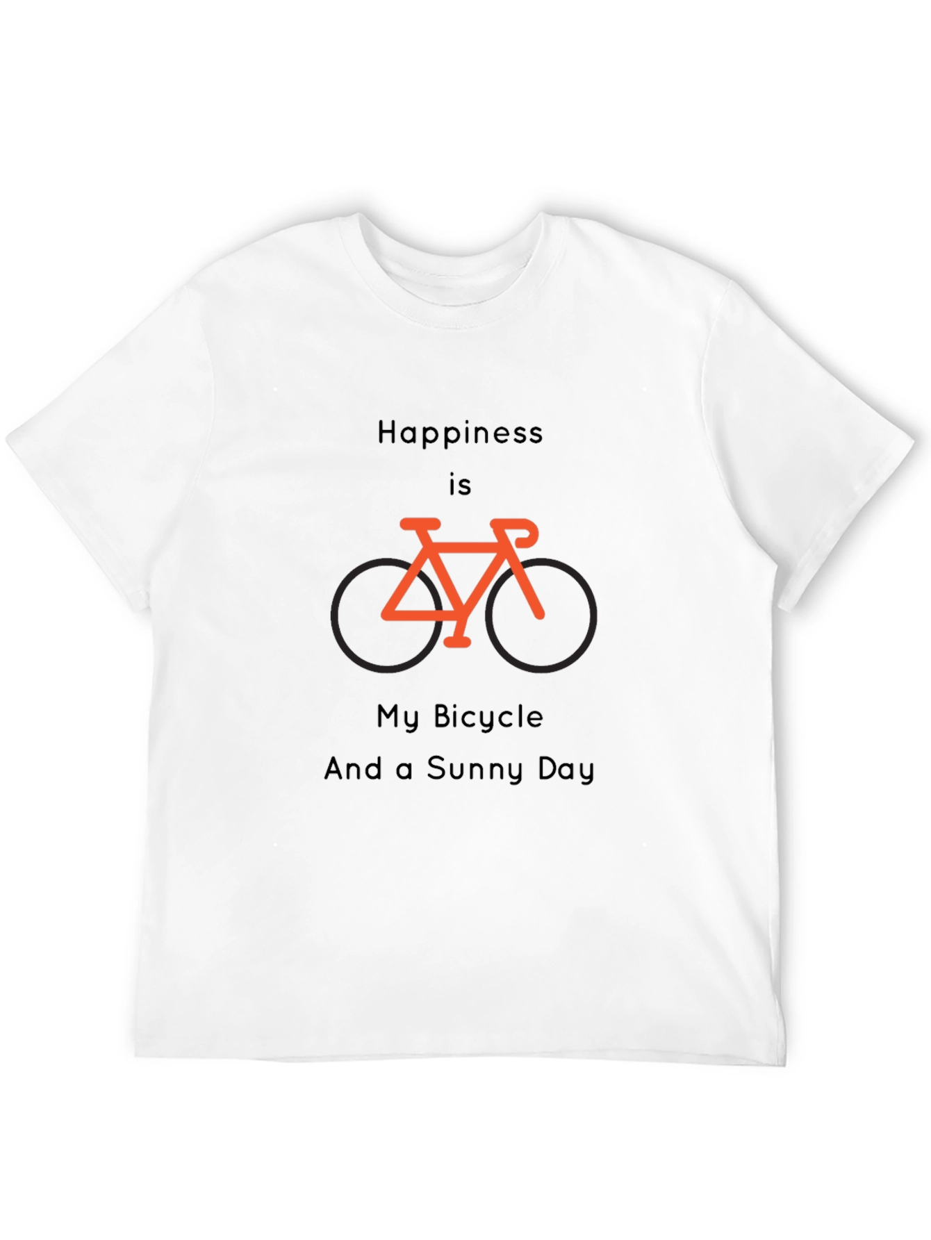 Happiness Bicycle T-Shirt - Sunny Day Ride