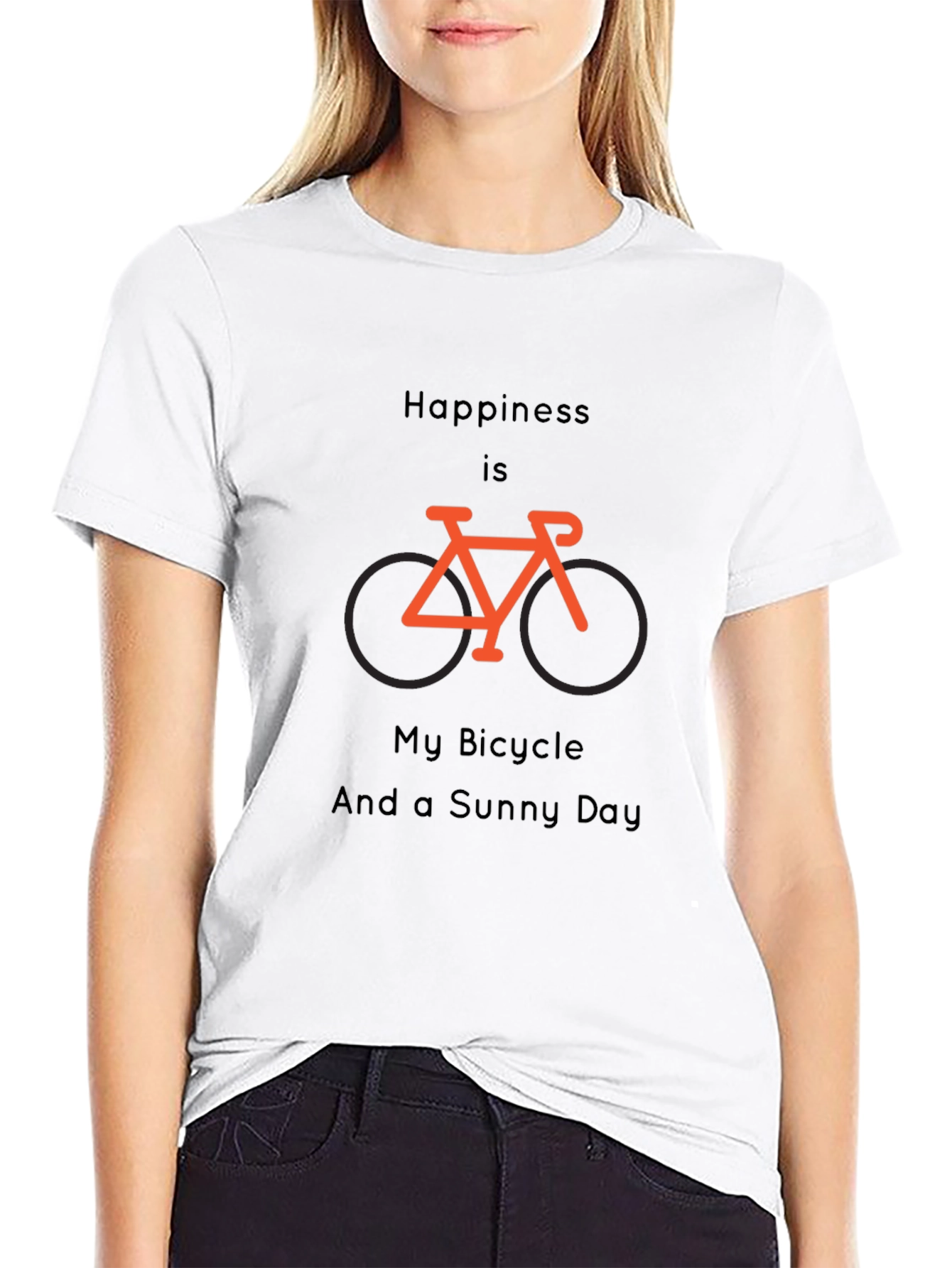 Happiness Bicycle T-Shirt - Sunny Day Ride