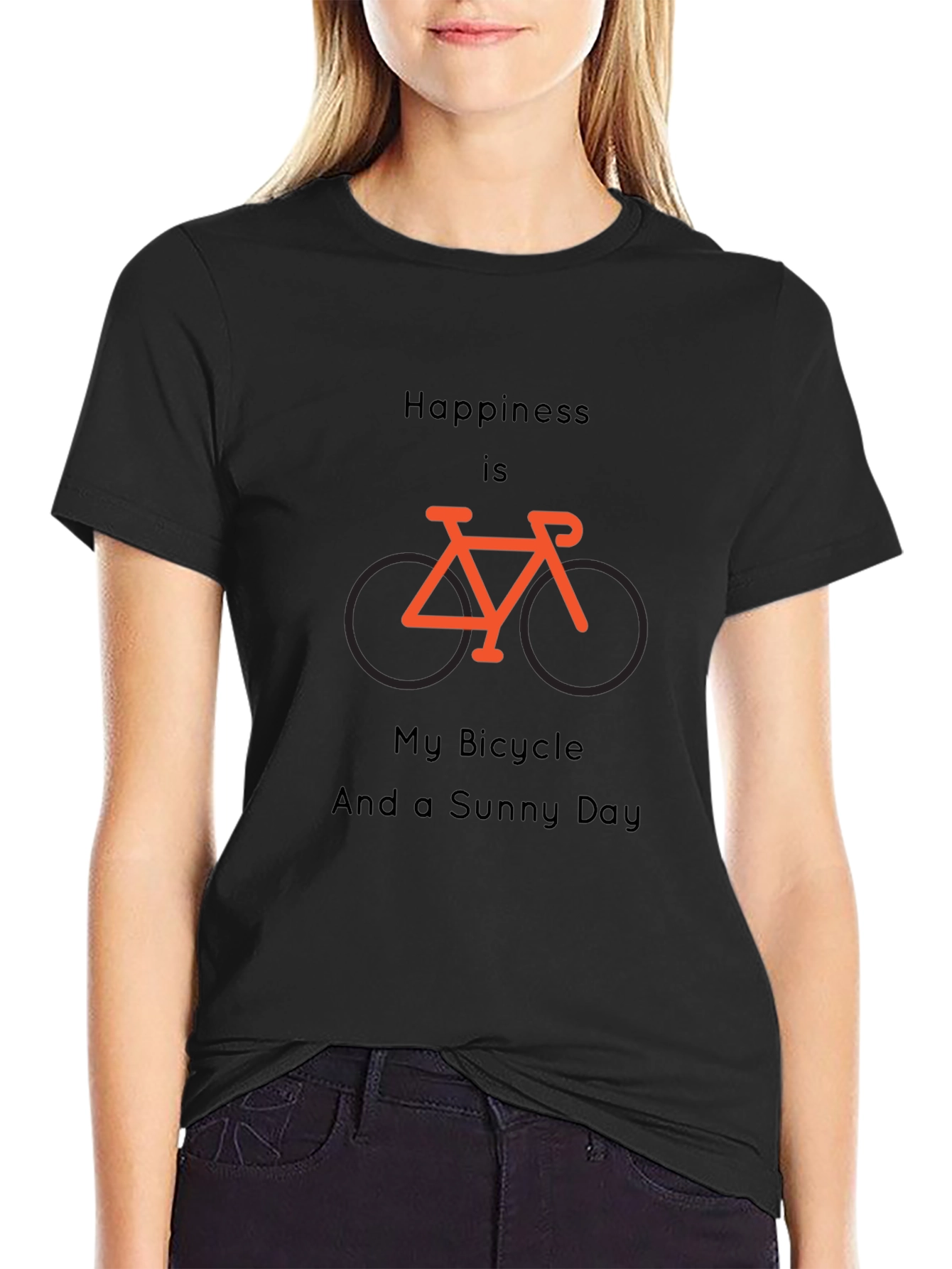Happiness Bicycle T-Shirt - Sunny Day Ride