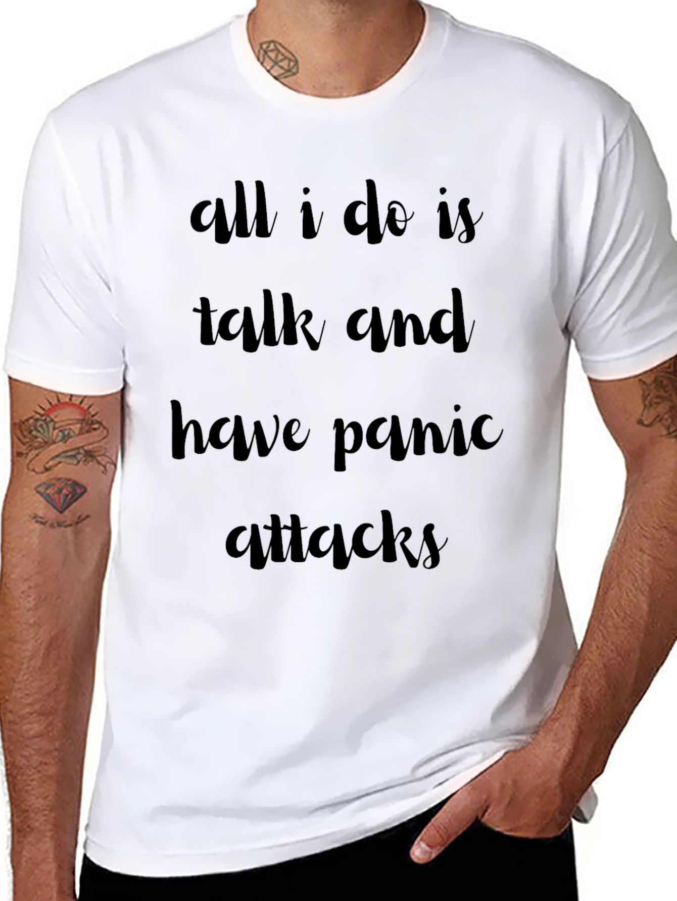 Panic Attack T-Shirt - Humorous Graphic Tee