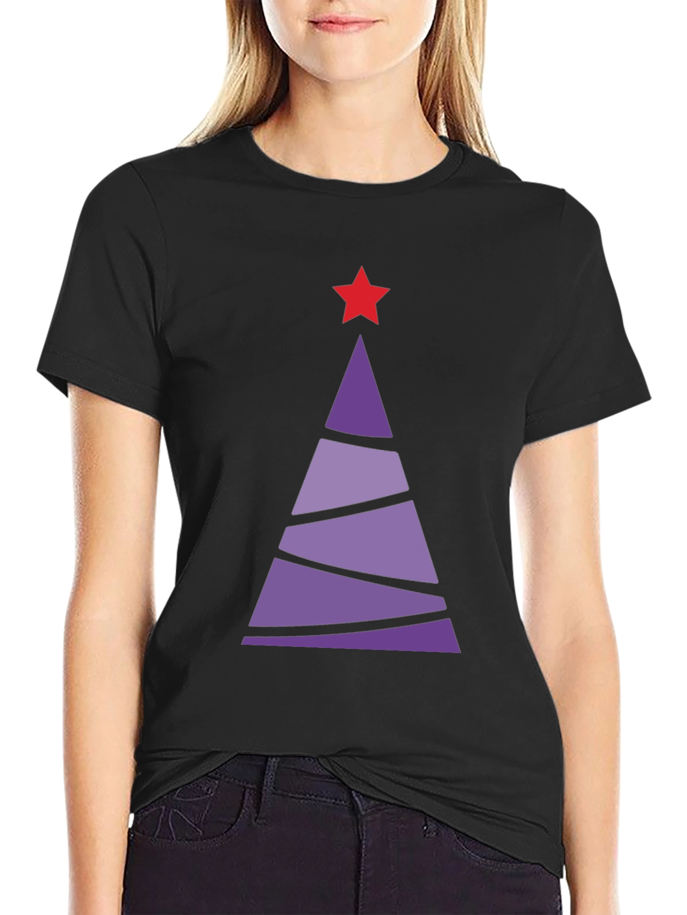 Festive Holiday Tree Graphic Tee