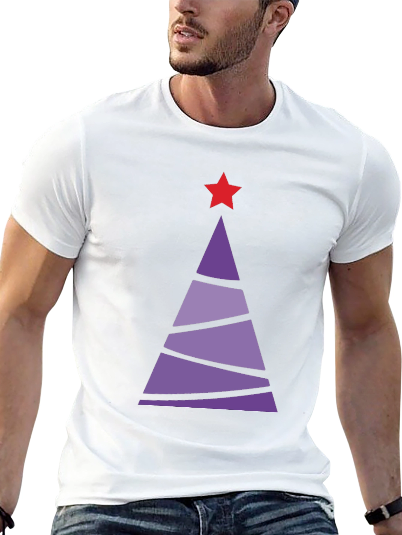 Festive Holiday Tree Graphic Tee