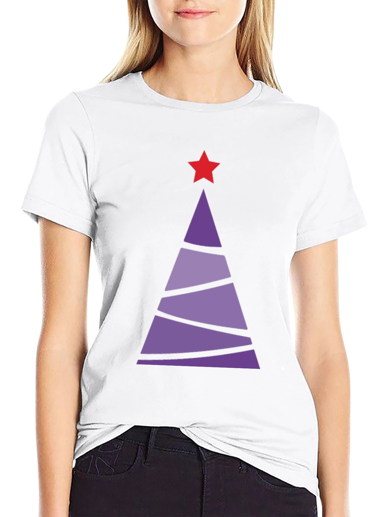 Festive Holiday Tree Graphic Tee
