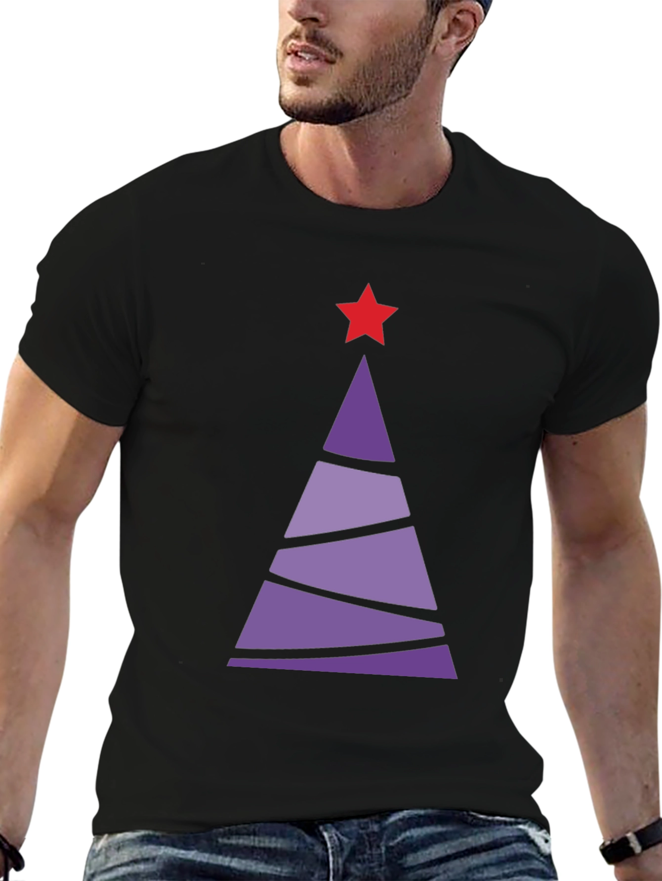 Festive Holiday Tree Graphic Tee
