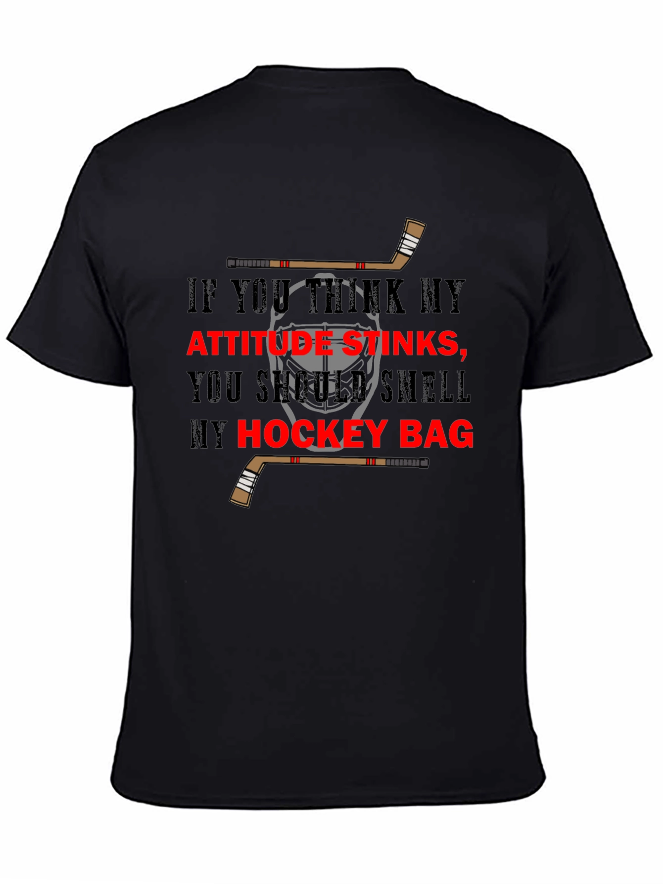 Hockey Attitude T-Shirt - Smell My Hockey Bag