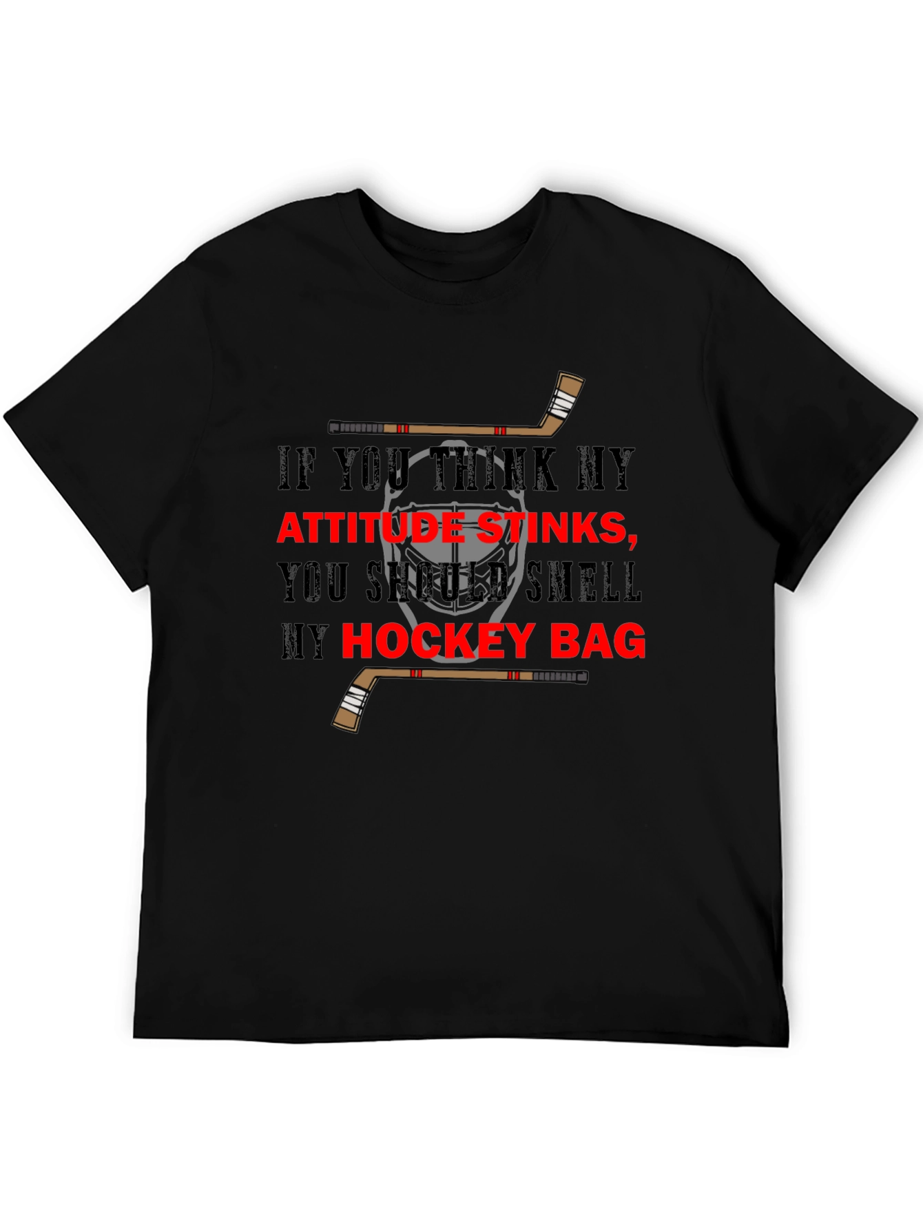 Hockey Attitude T-Shirt - Smell My Hockey Bag
