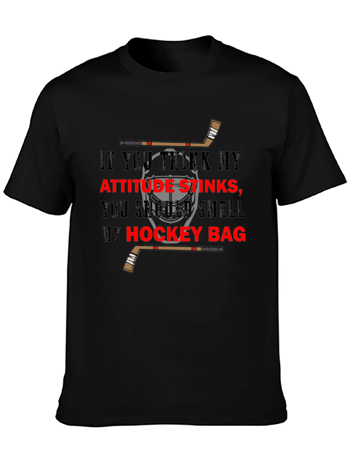 Hockey Attitude T-Shirt - Smell My Hockey Bag