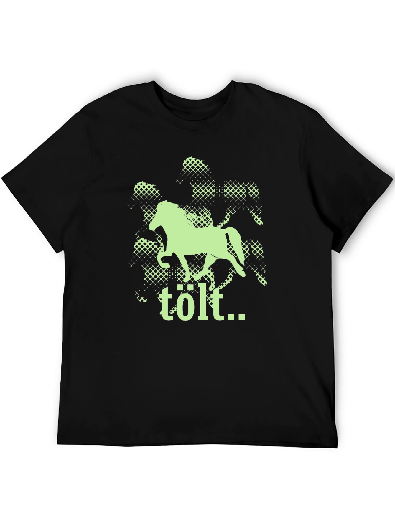 Tölt Icelandic Horse Graphic Tee - Black