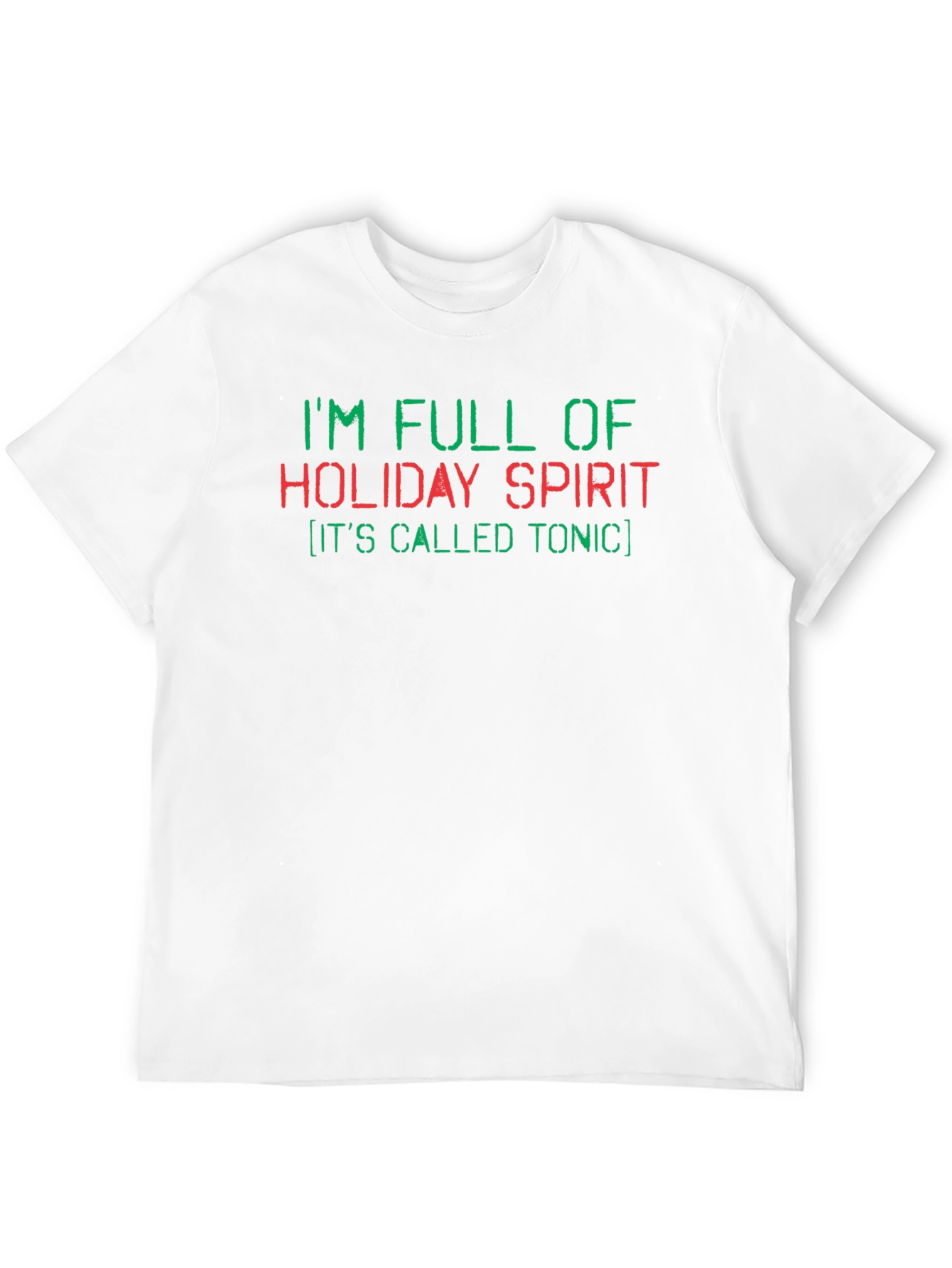 Holiday Spirit Tonic Funny Graphic Tee