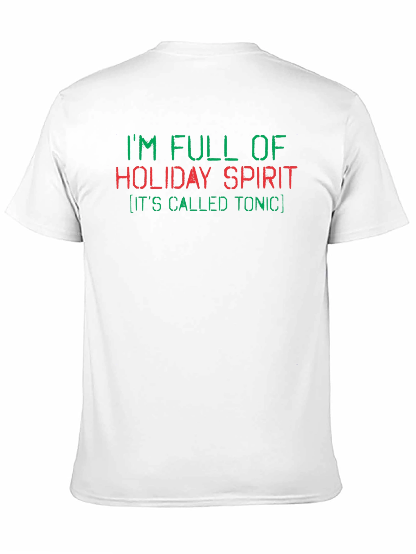 Holiday Spirit Tonic Funny Graphic Tee