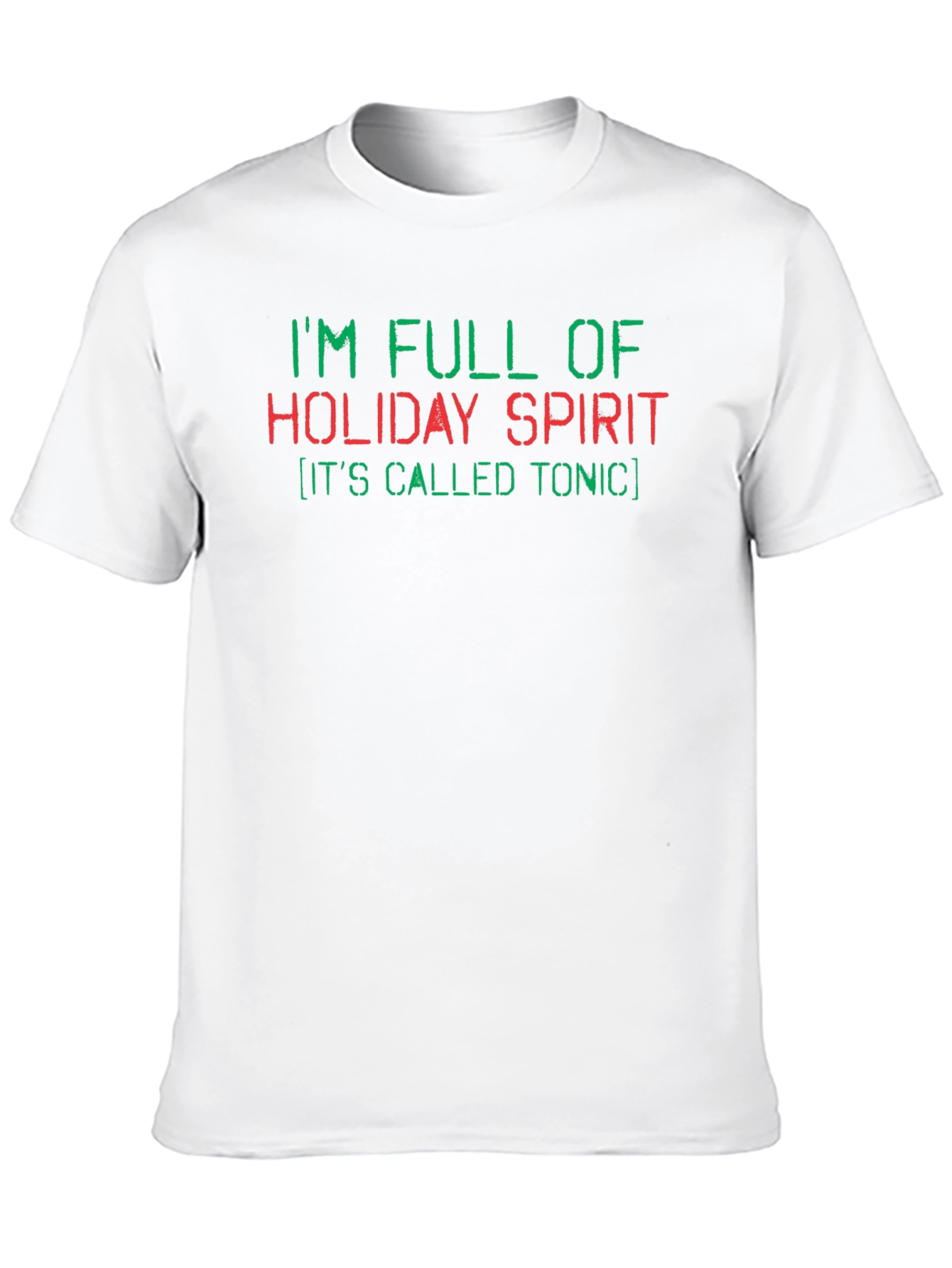 Holiday Spirit Tonic Funny Graphic Tee