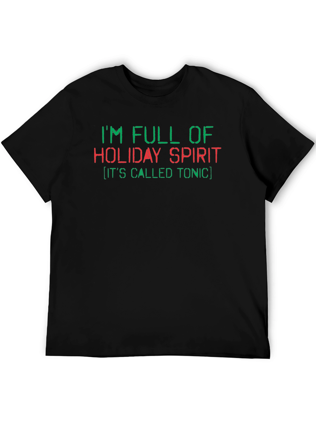 Holiday Spirit Tonic Funny Graphic Tee