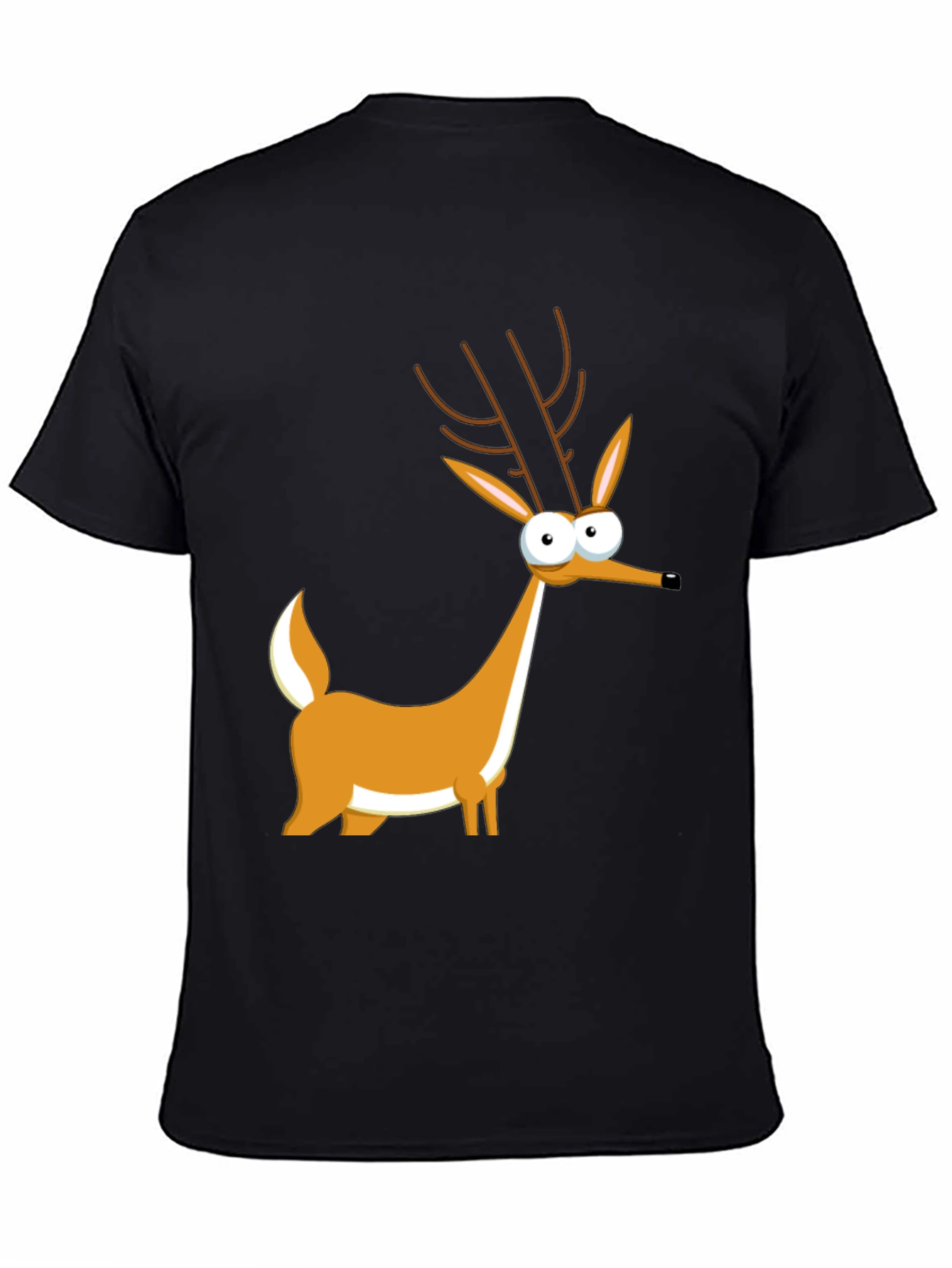 Cartoon Deer Graphic Tee - Unique Style