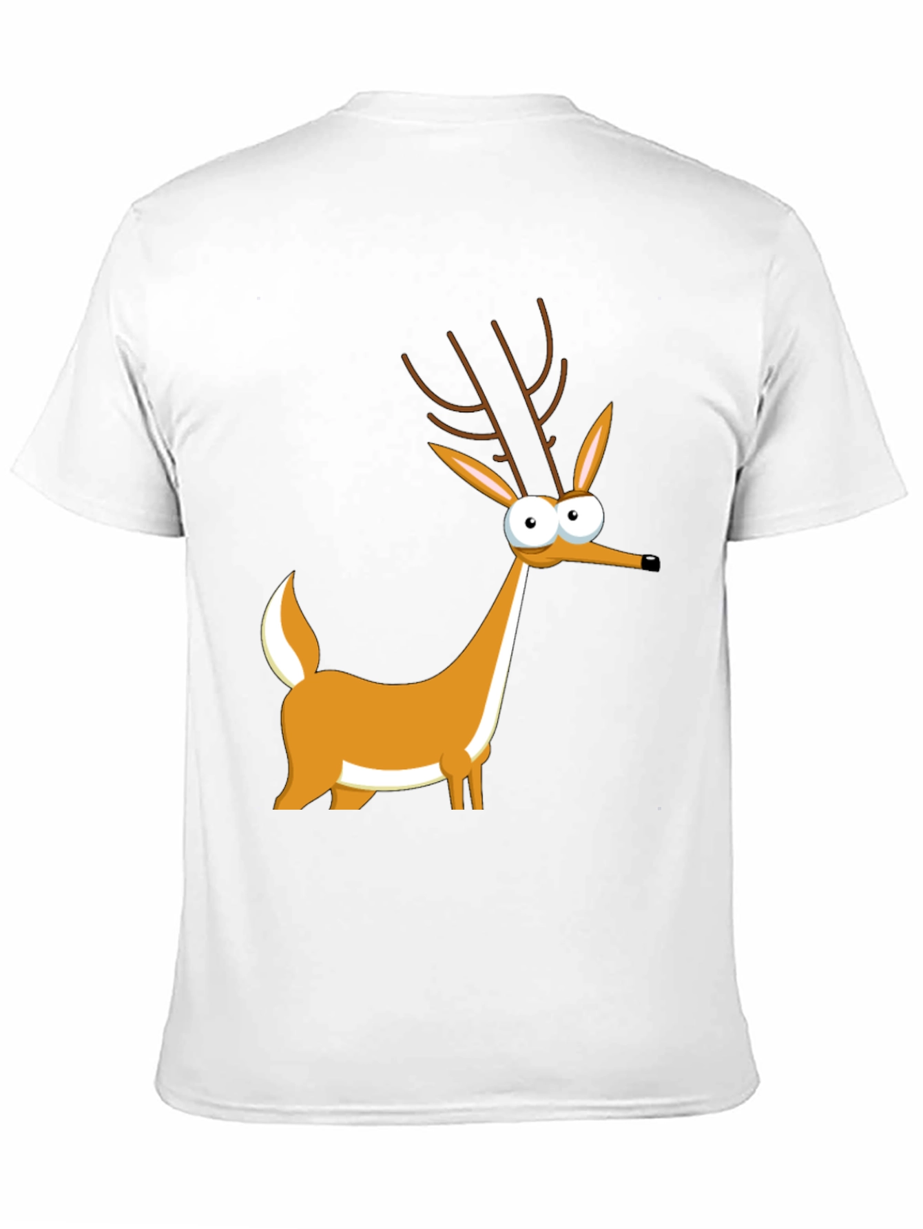 Cartoon Deer Graphic Tee - Unique Style
