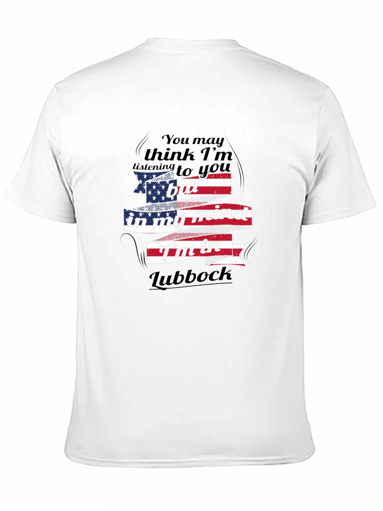 Lubbock Mind T-Shirt - Patriotic Design