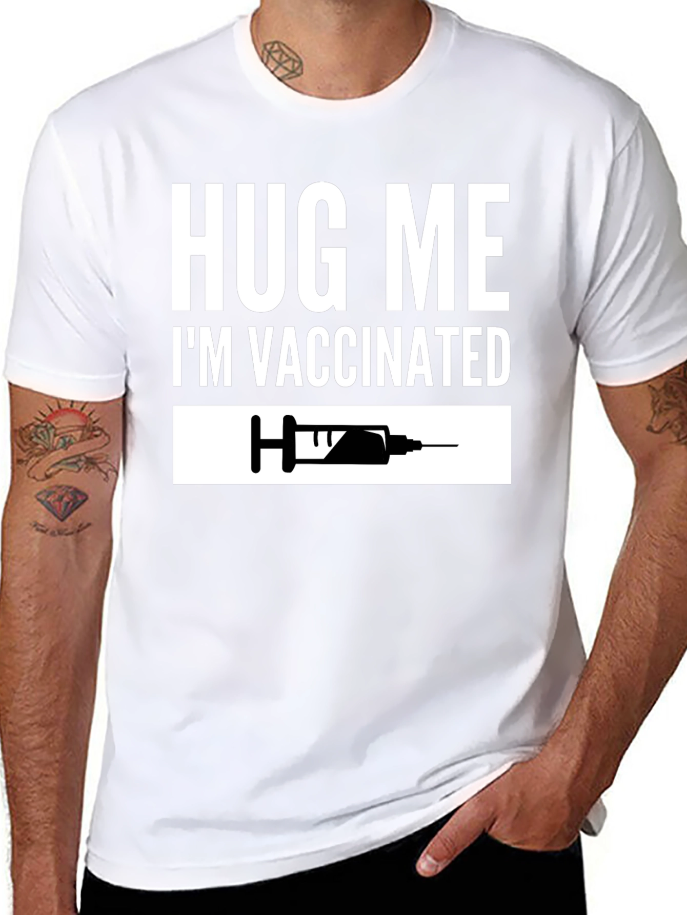 Hug Me Im Vaccinated T-Shirt