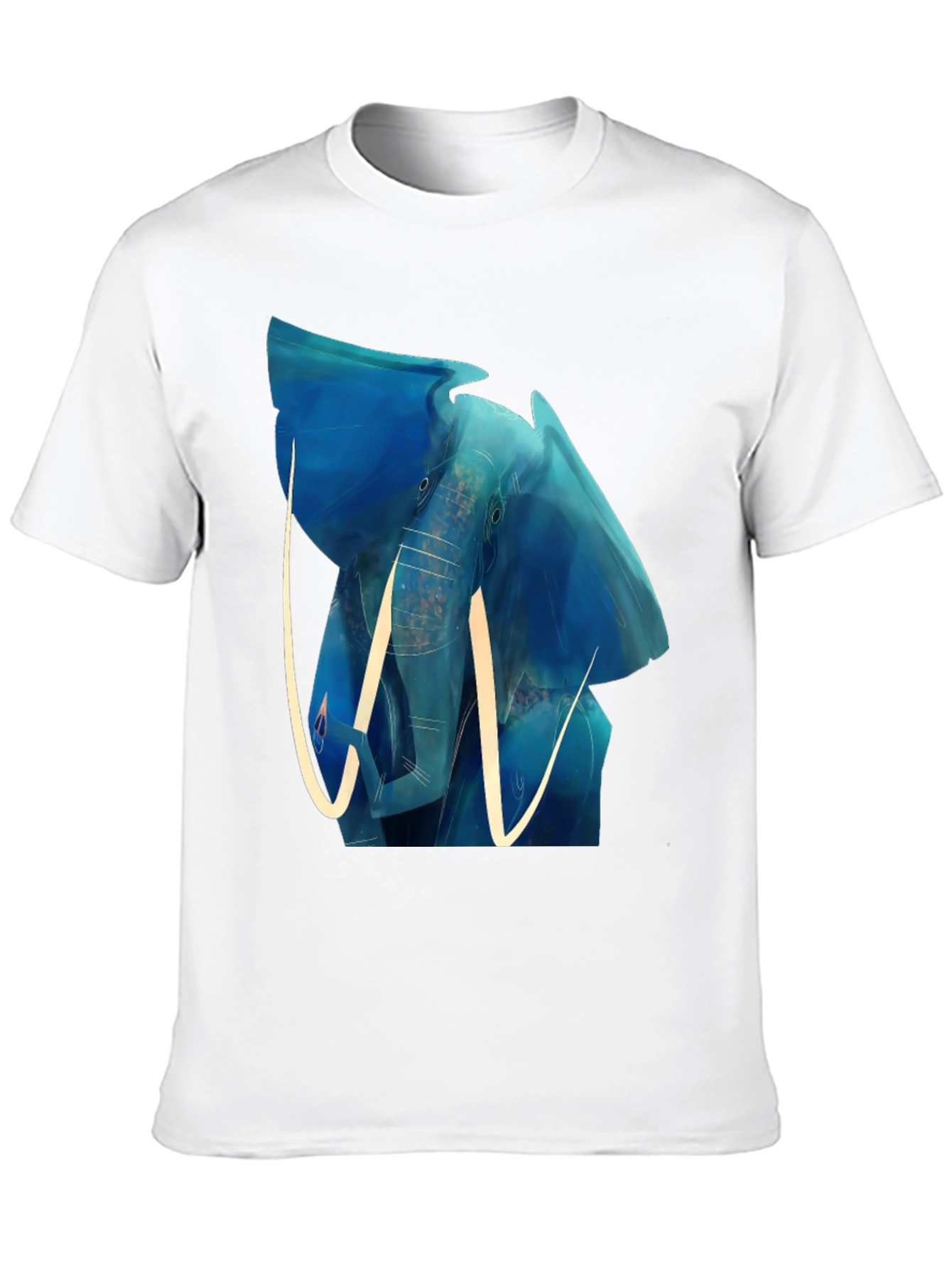 Elephant Blue Graphic Tee