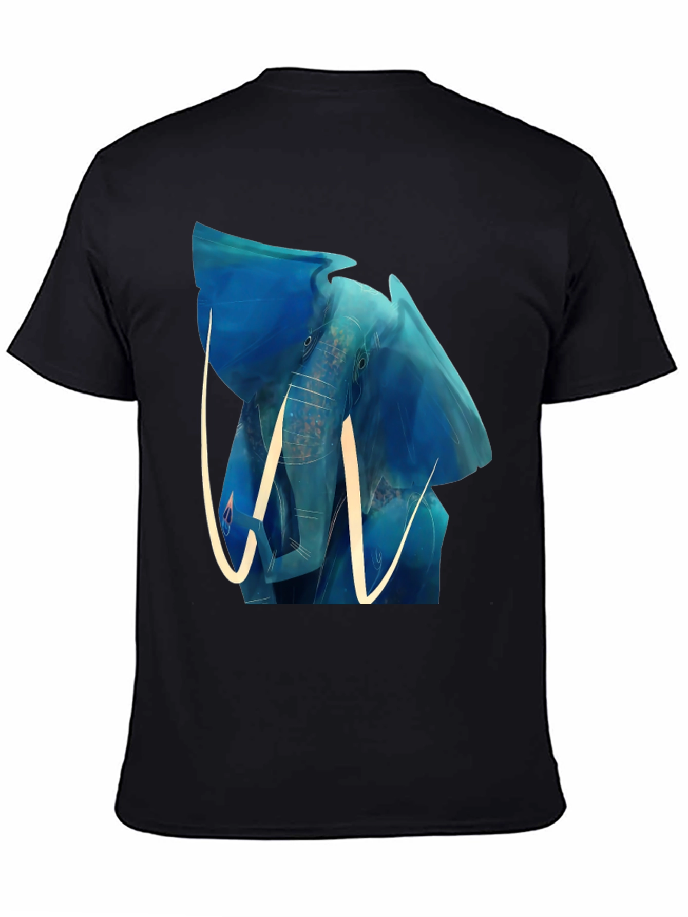 Elephant Blue Graphic Tee