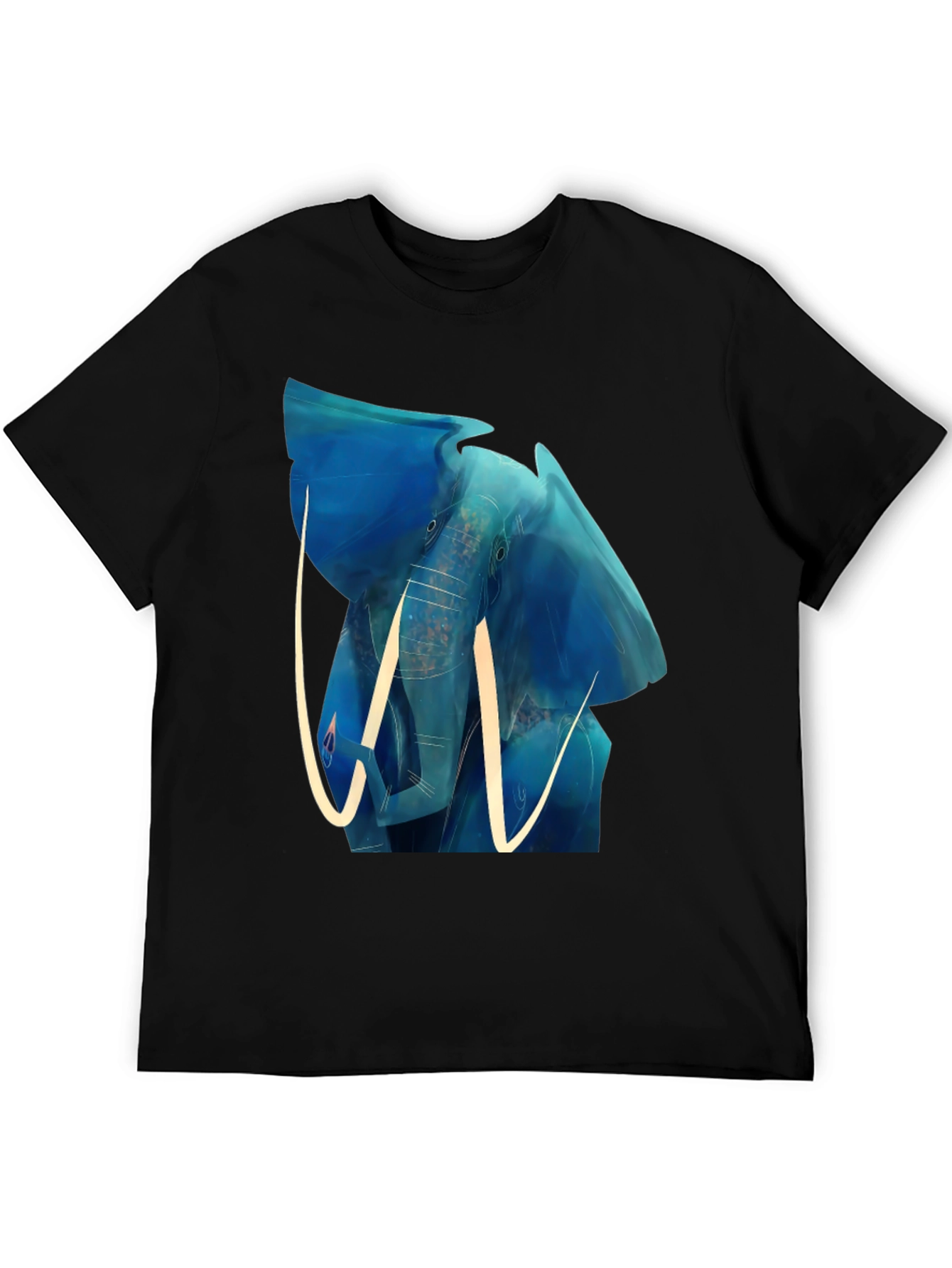 Elephant Blue Graphic Tee