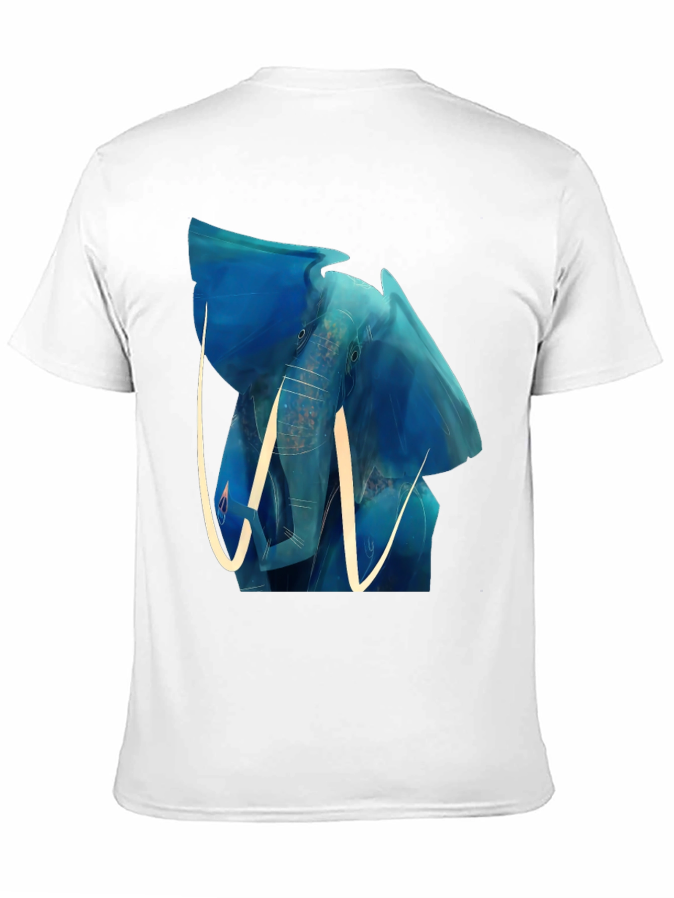 Elephant Blue Graphic Tee