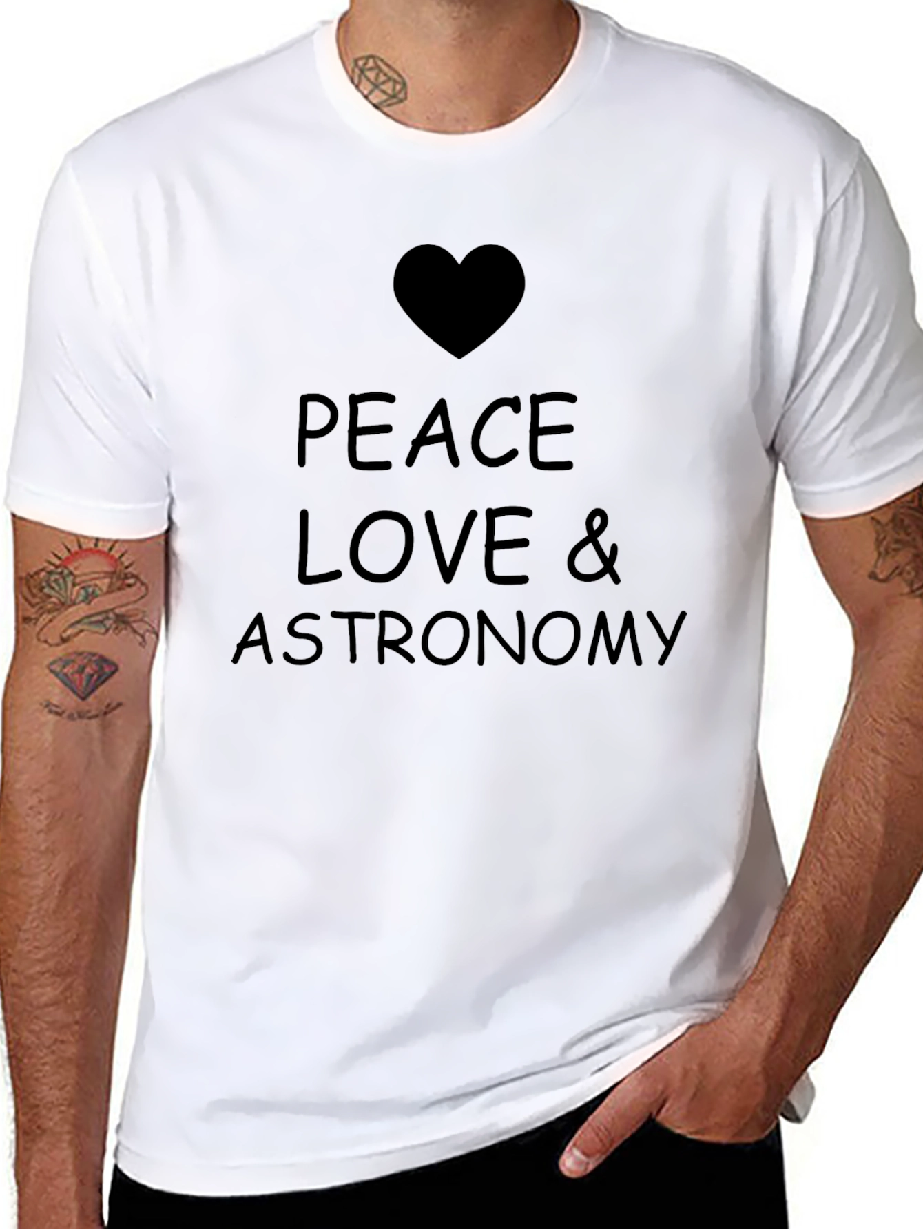 Peace Love & Astronomy T-Shirt