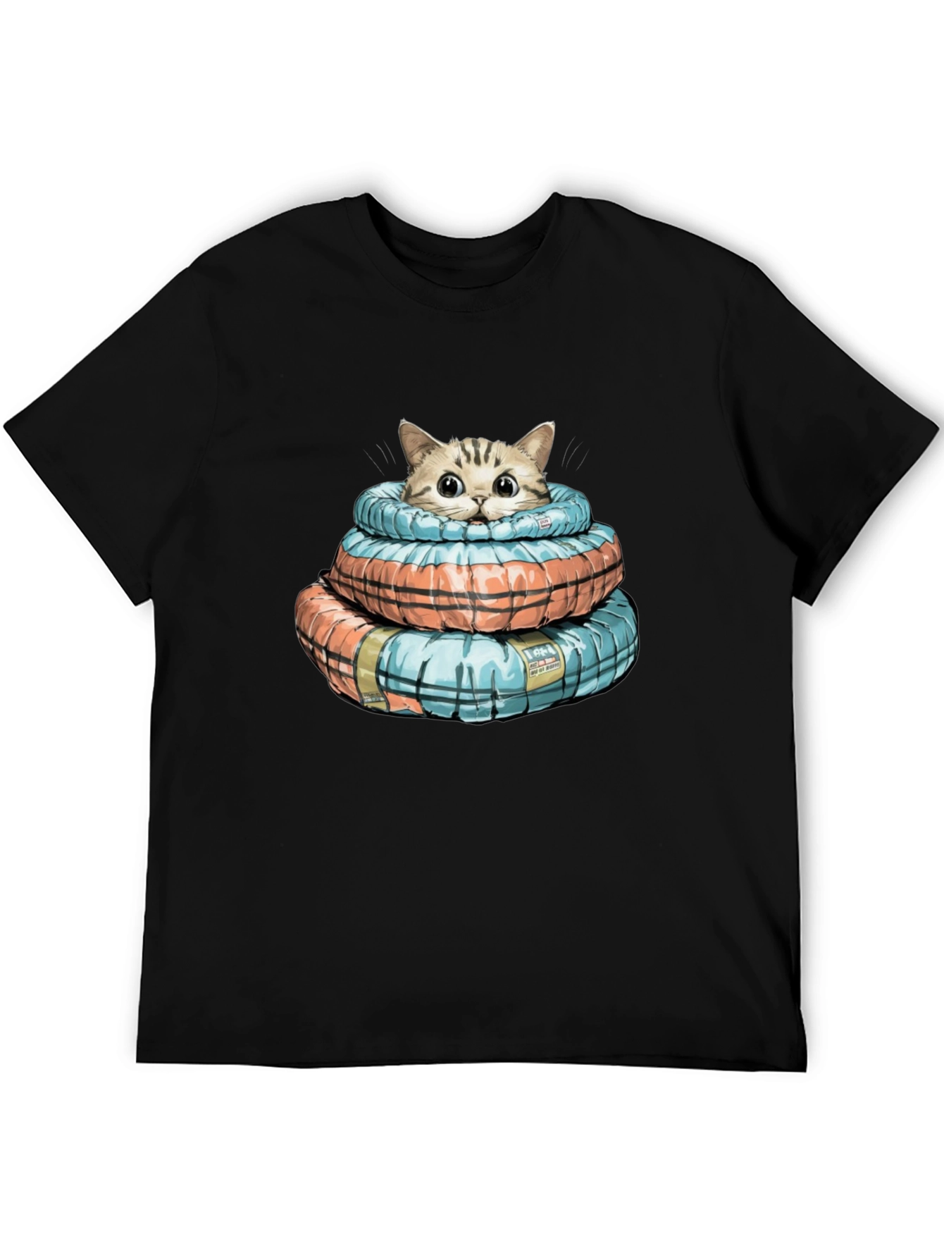 Cat in Life Preserver T-Shirt
