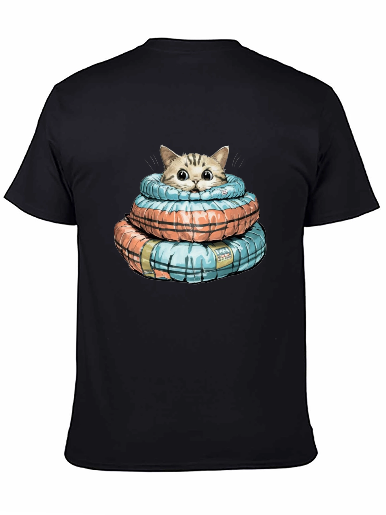 Cat in Life Preserver T-Shirt