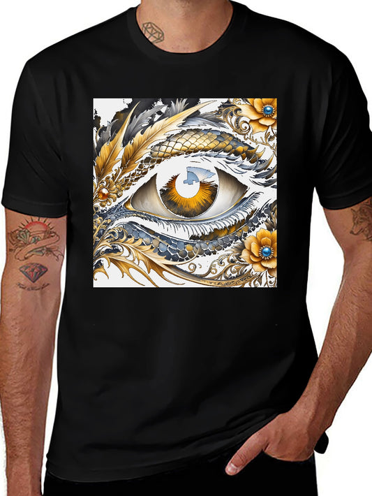 Eye Design Graphic Tee - Unique Art Shirt