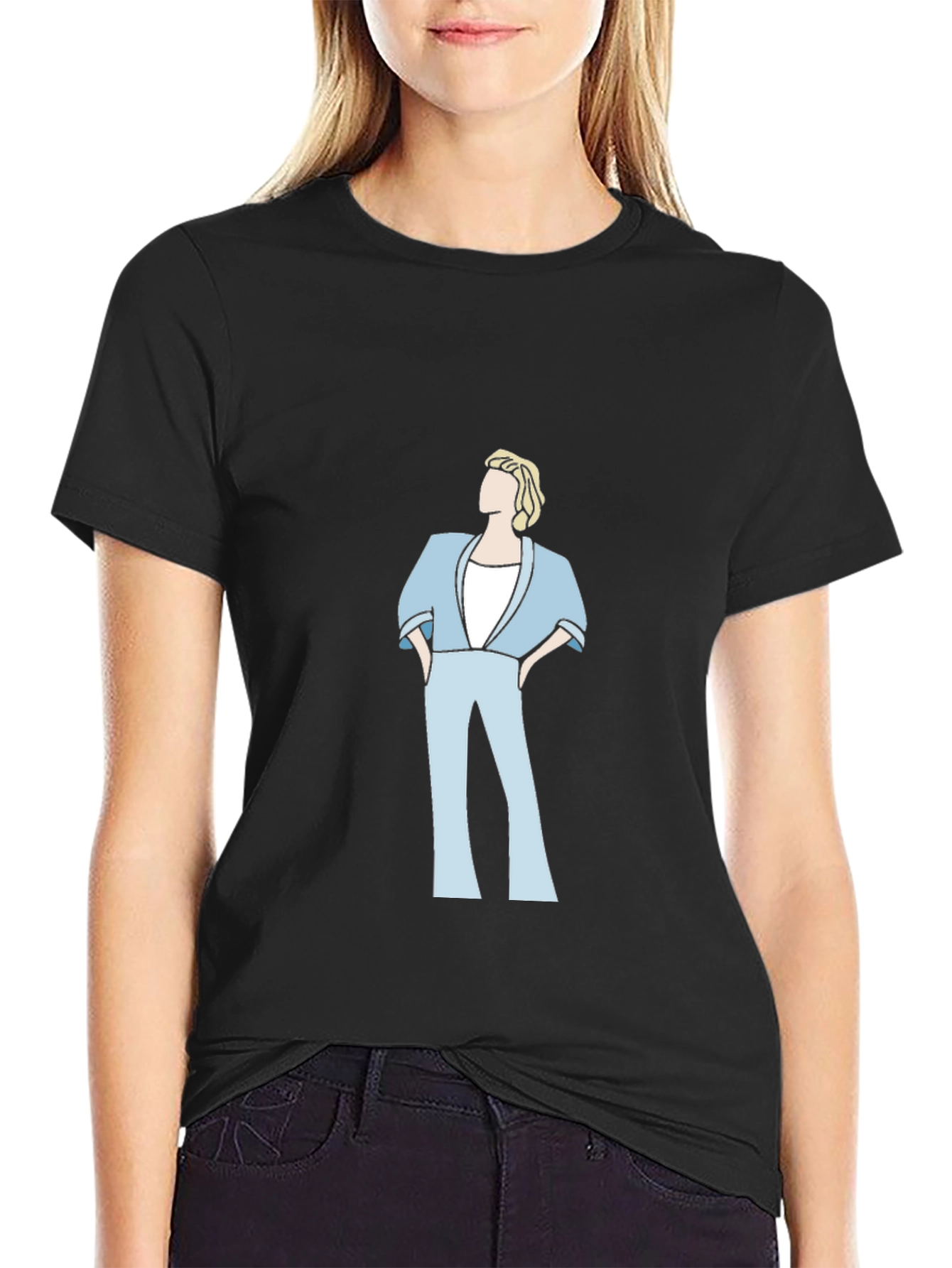 Stylish Pop Art Woman T-Shirt