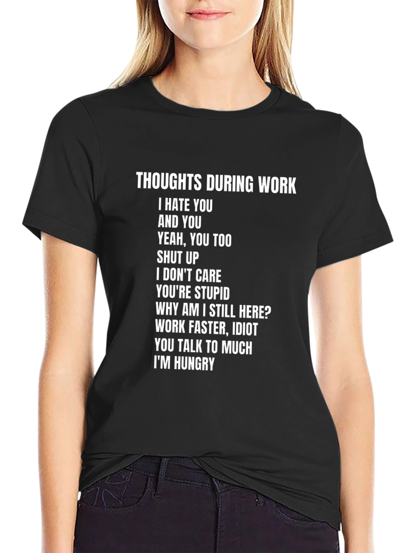 Thoughts During Work Graphic T-Shirt