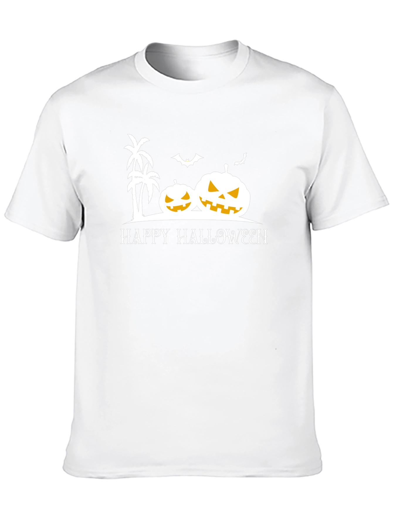Halloween Palm Tree Pumpkin T-Shirt