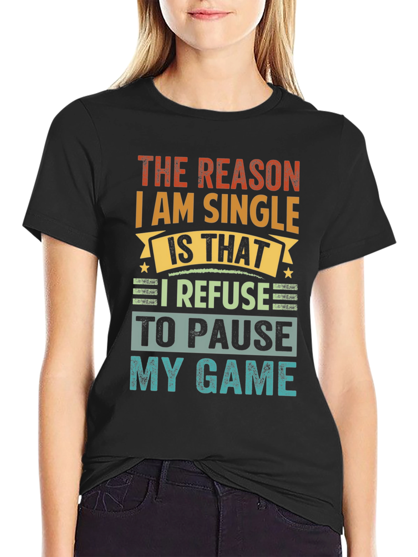 The Reason Im Single Gamer T-Shirt