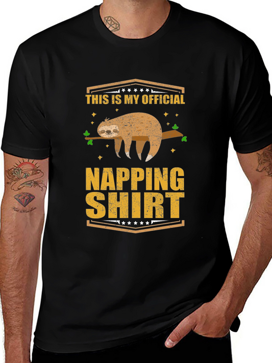 Official Napping Shirt Sloth Tee
