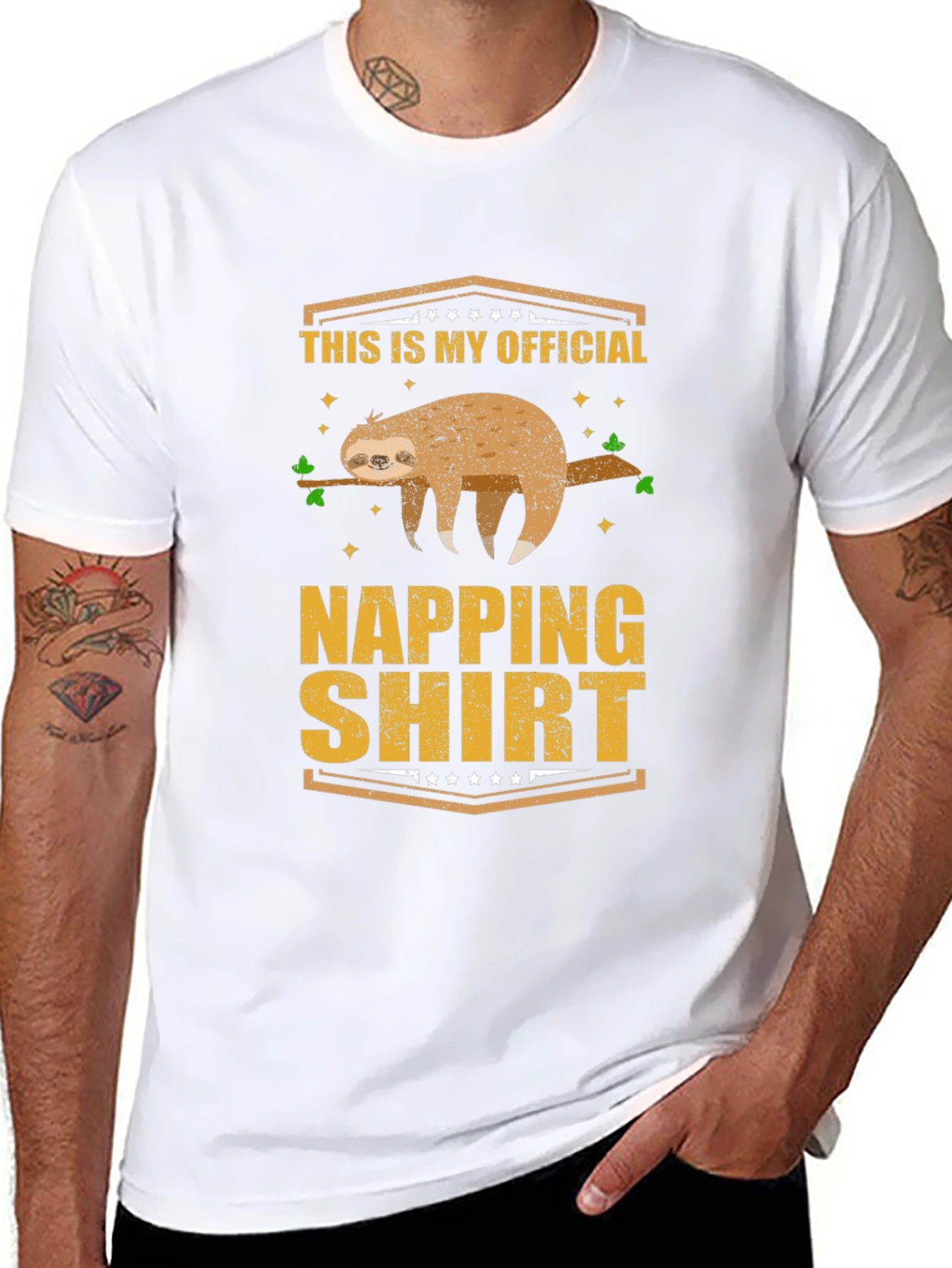 Official Napping Shirt Sloth Tee