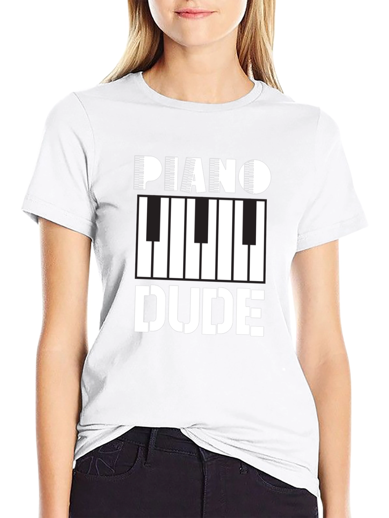 Piano Dude Graphic T-Shirt