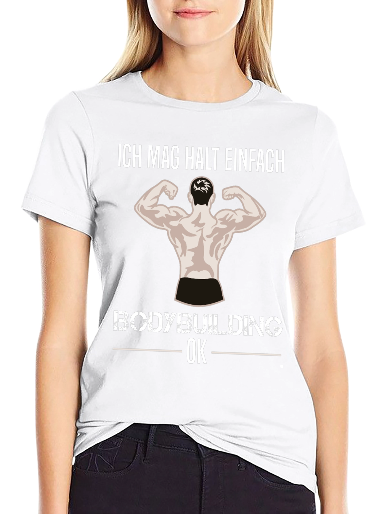 Bodybuilding Graphic Tee - Ich Mag Halt Einfach