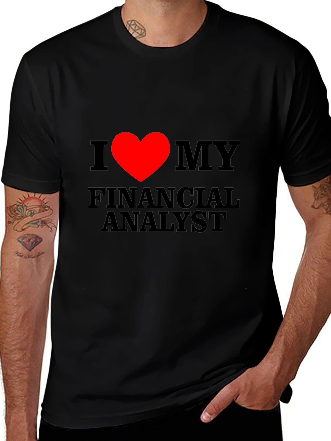 I Heart My Financial Analyst T-Shirt