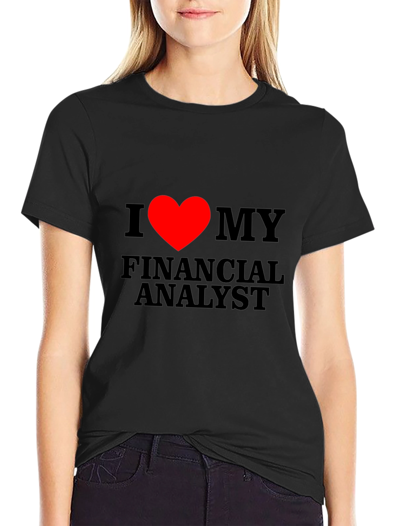 I Heart My Financial Analyst T-Shirt