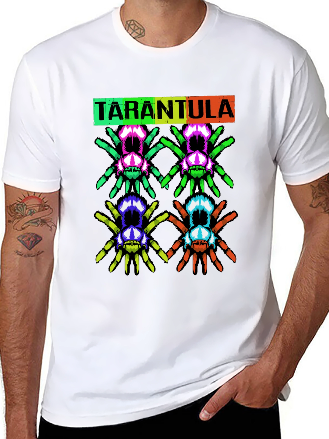 Tarantula Graphic Tee - Mens Black T-Shirt