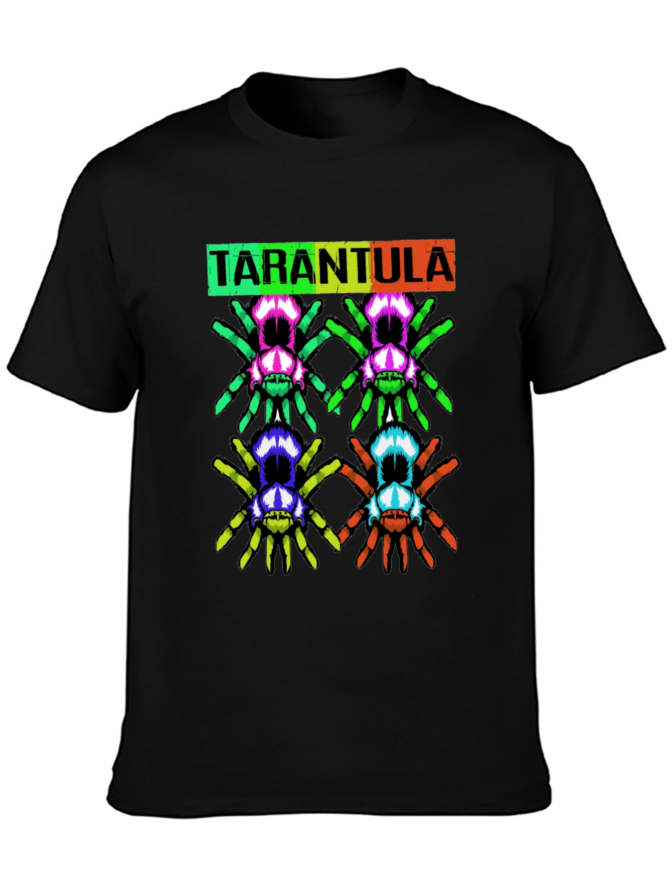 Tarantula Graphic Tee - Mens Black T-Shirt