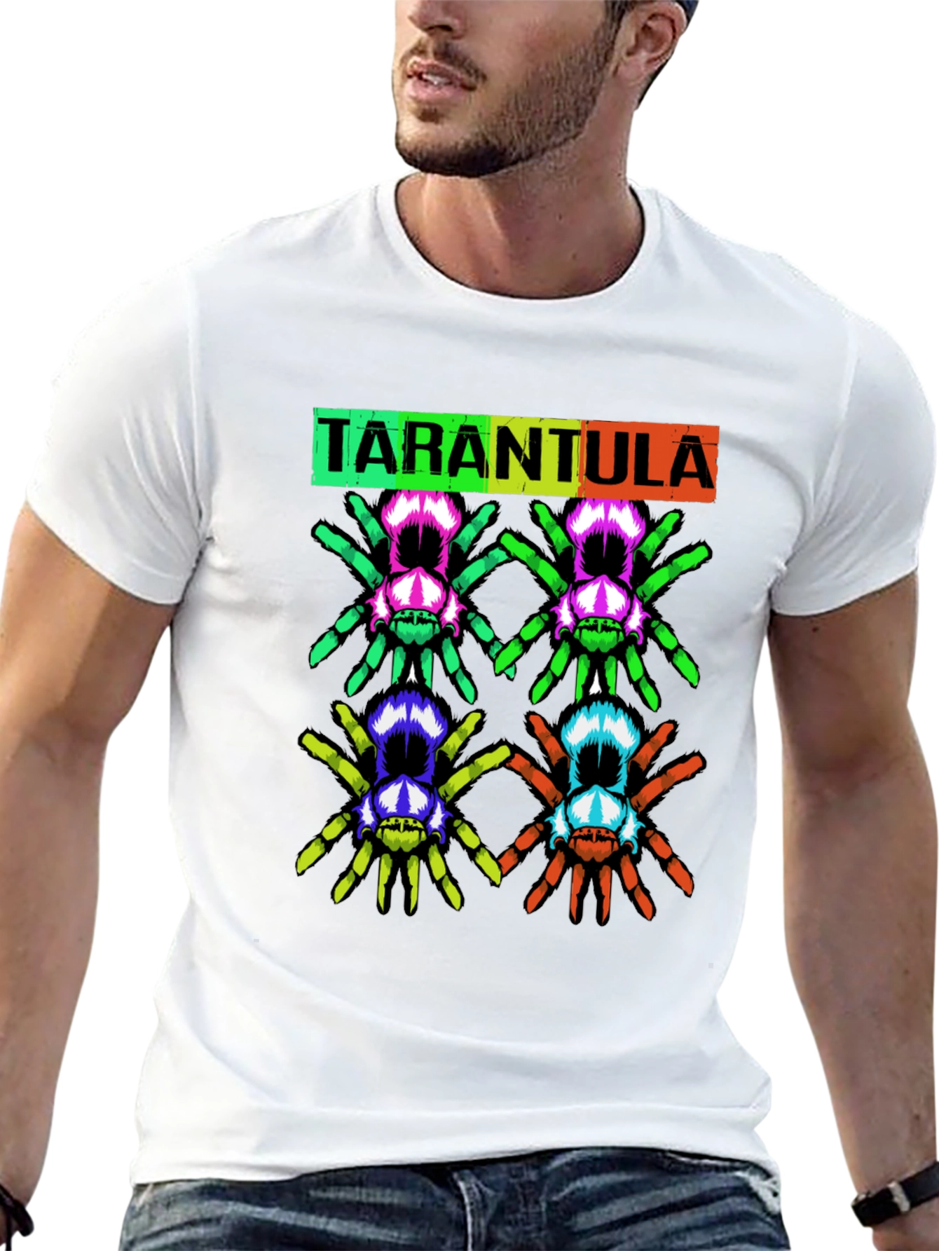 Tarantula Graphic Tee - Mens Black T-Shirt