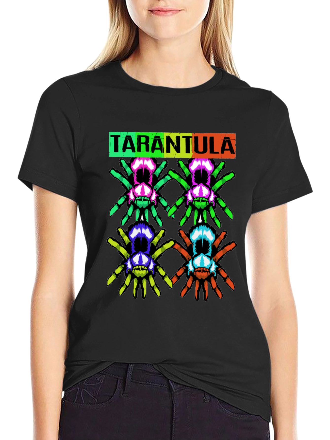 Tarantula Graphic Tee - Mens Black T-Shirt