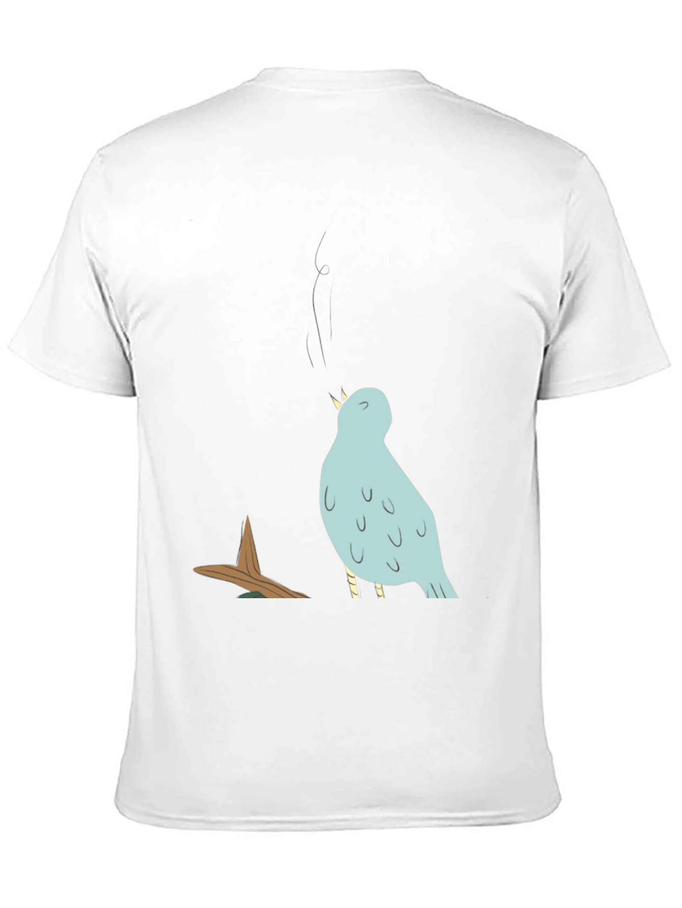 Bird Graphic T-Shirt - Casual Cotton Tee