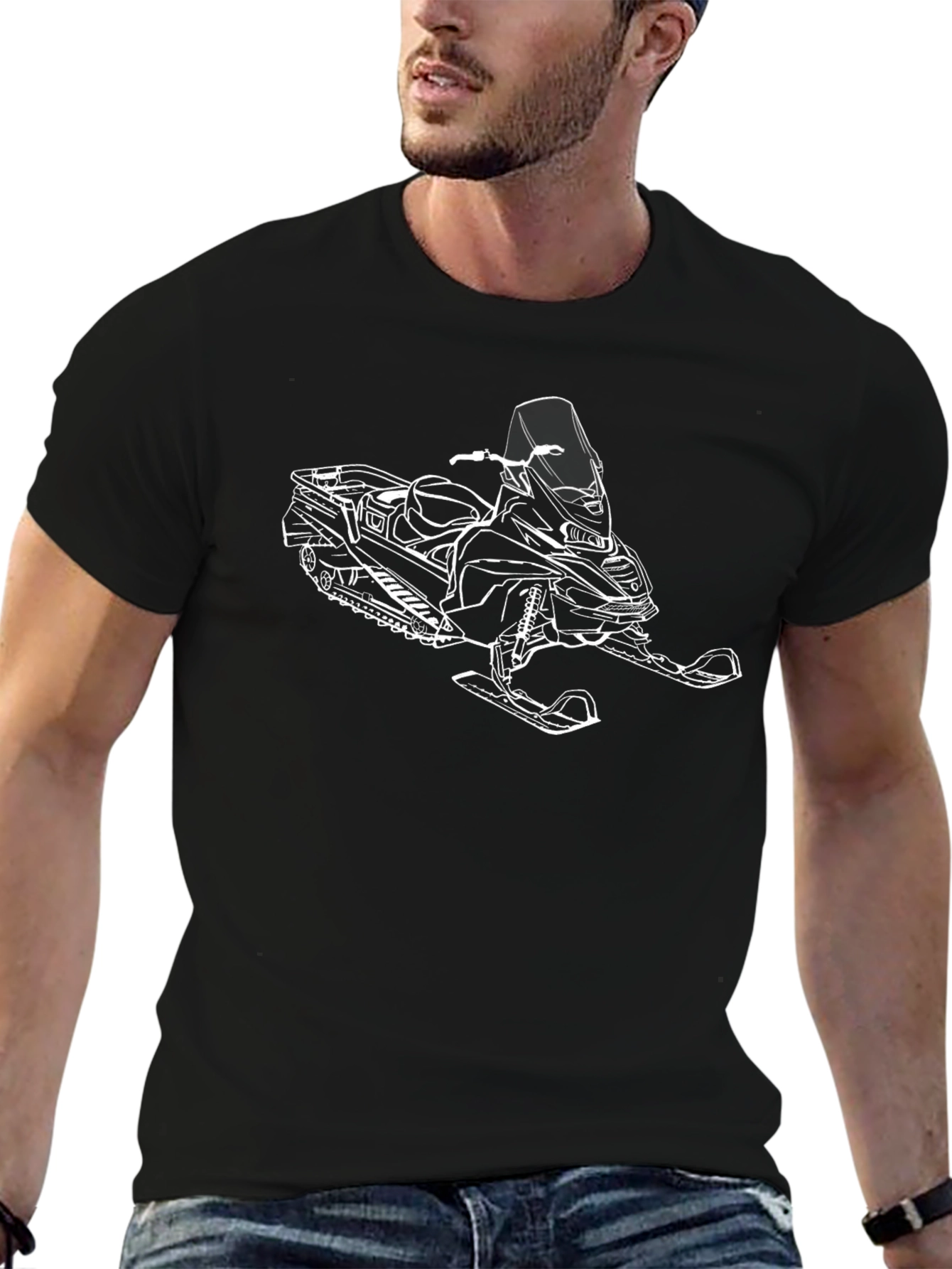 Snowmobile Graphic Tee - Ride in Style