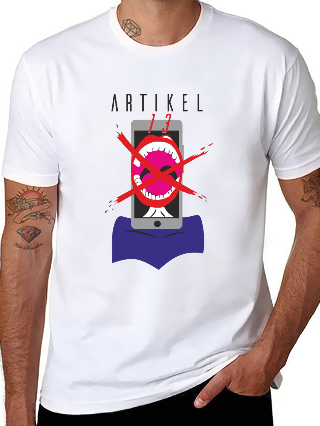 Artikel 13 Protest T-Shirt