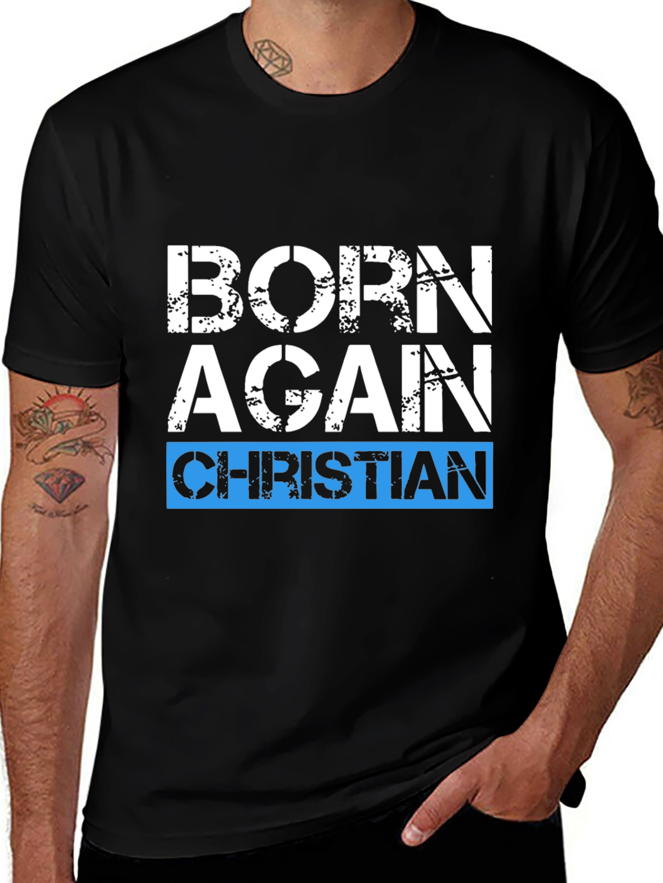 Born Again Christian Graphic Tee